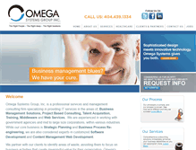 Tablet Screenshot of omegasystemsgroup.com